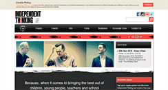 Desktop Screenshot of independentthinking.co.uk